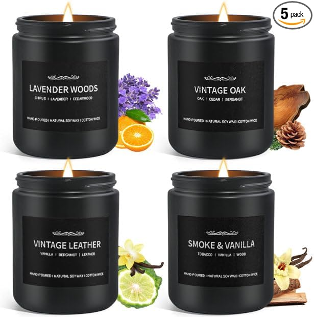 Premium Scented Candle Set for Men