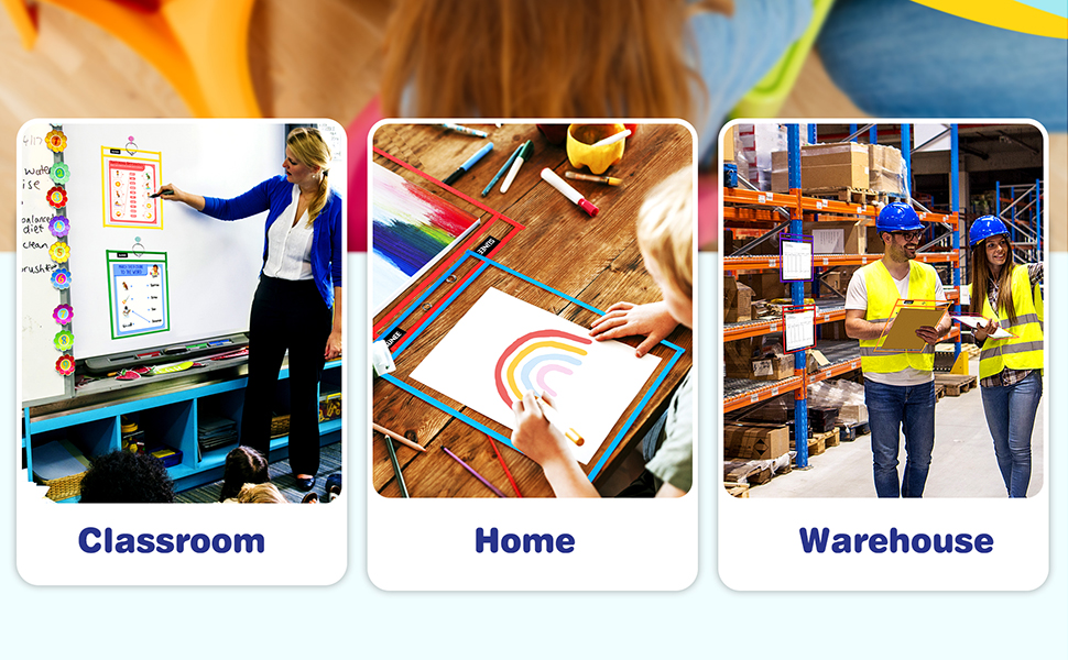SUNEE Dry Erase Pocket in Classroom