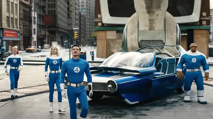 The Fantastic Four in action