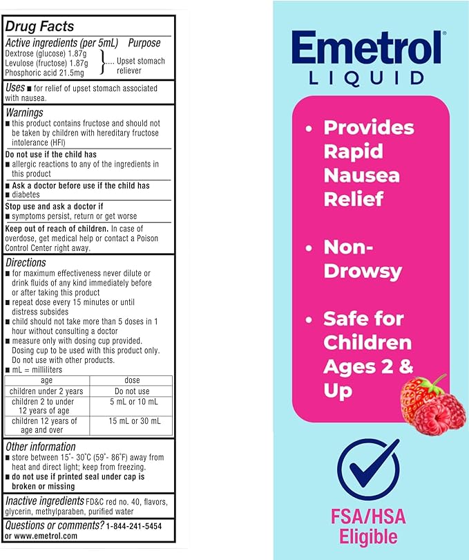 Emetrol Non-Drowsy Nausea Relief Multi-Pack