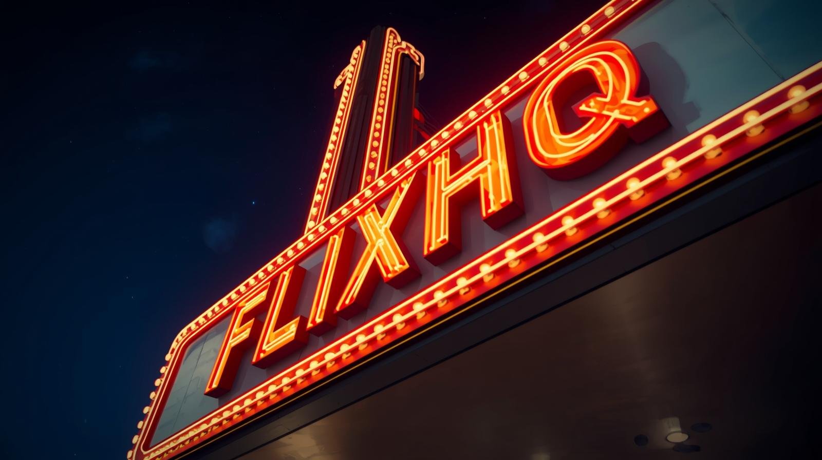 FlixHQ features overview displaying content categories and streaming quality options