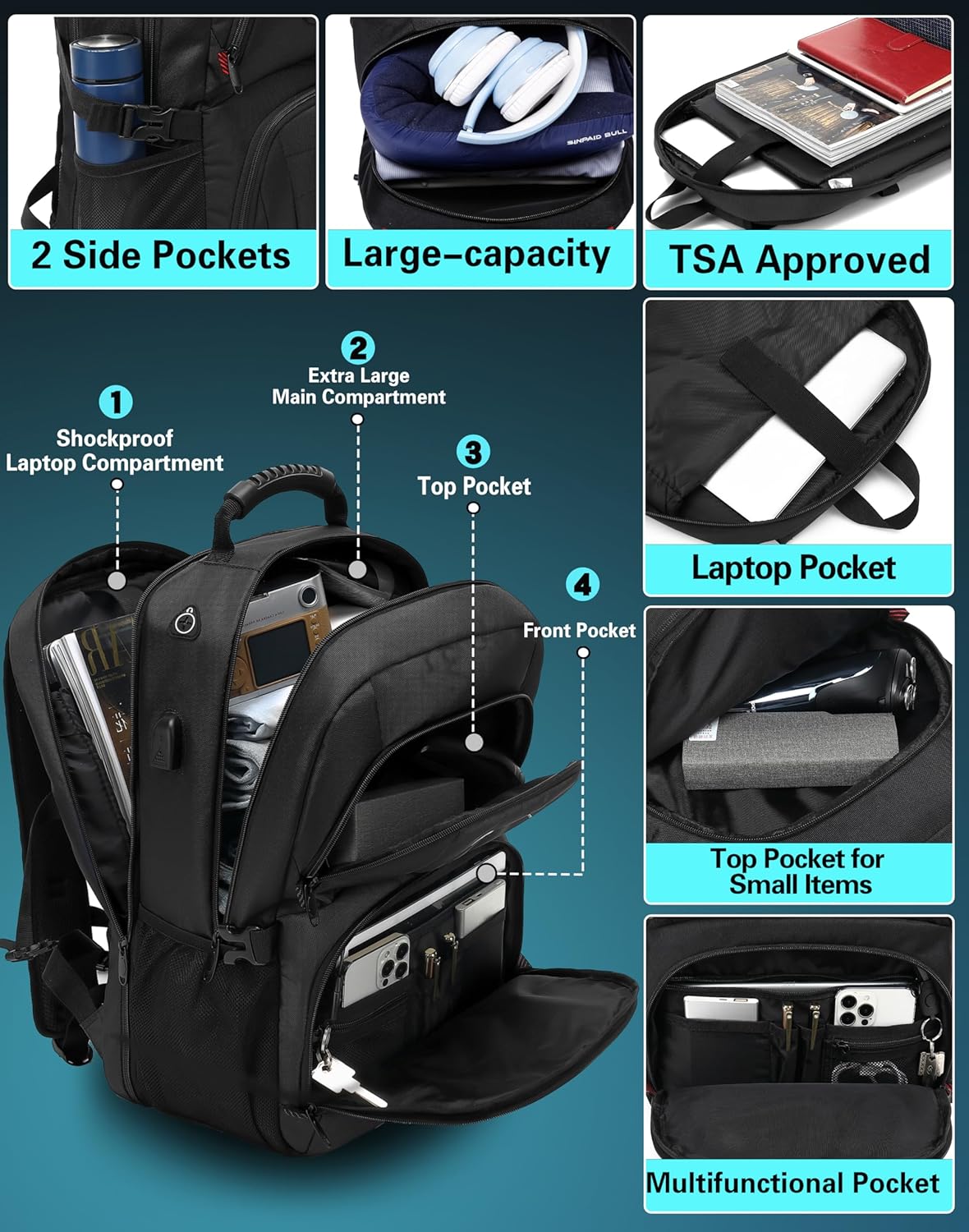 Best backpacks for middle schoolers - durable school bag with laptop compartment