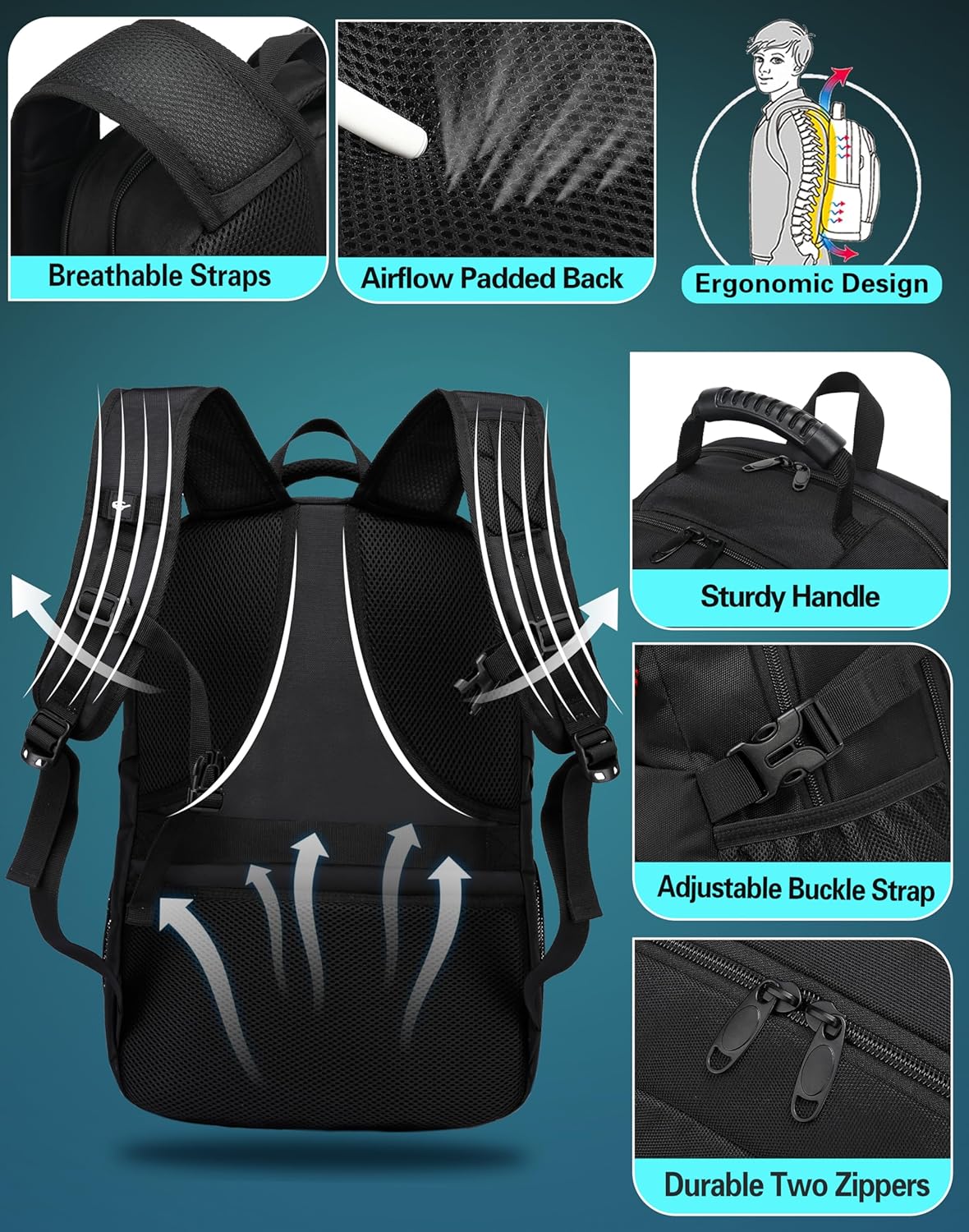 Types of backpacks for school - rolling backpack with wheels for elementary kids