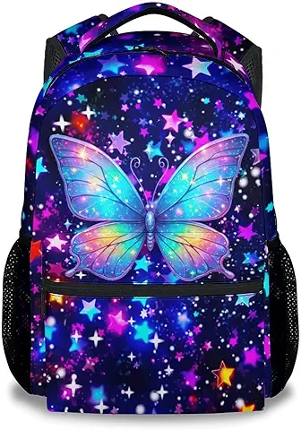 medium size backpack for school girls with book and lunch storage