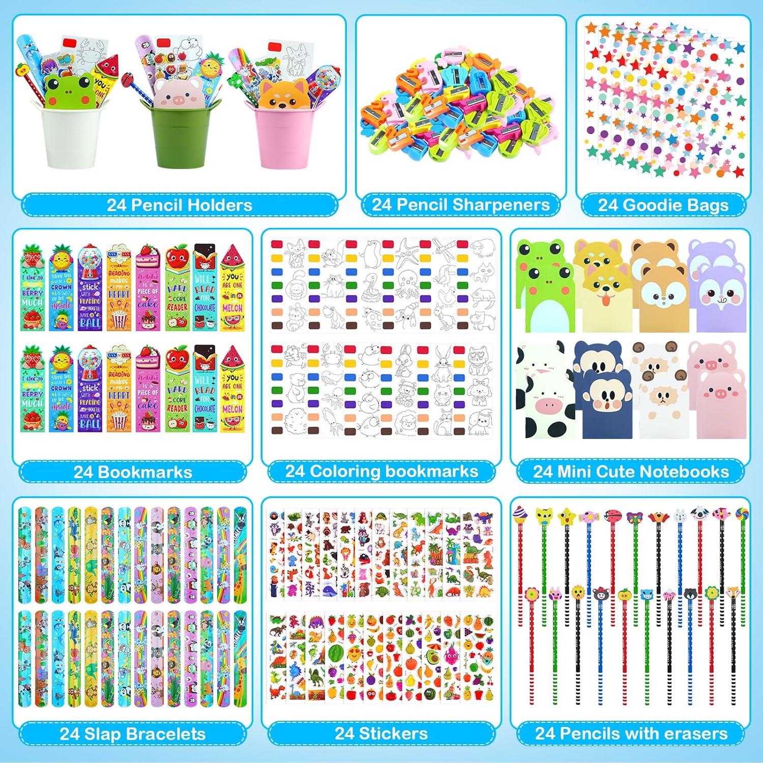 Study stationery for children – pencil set and notebooks