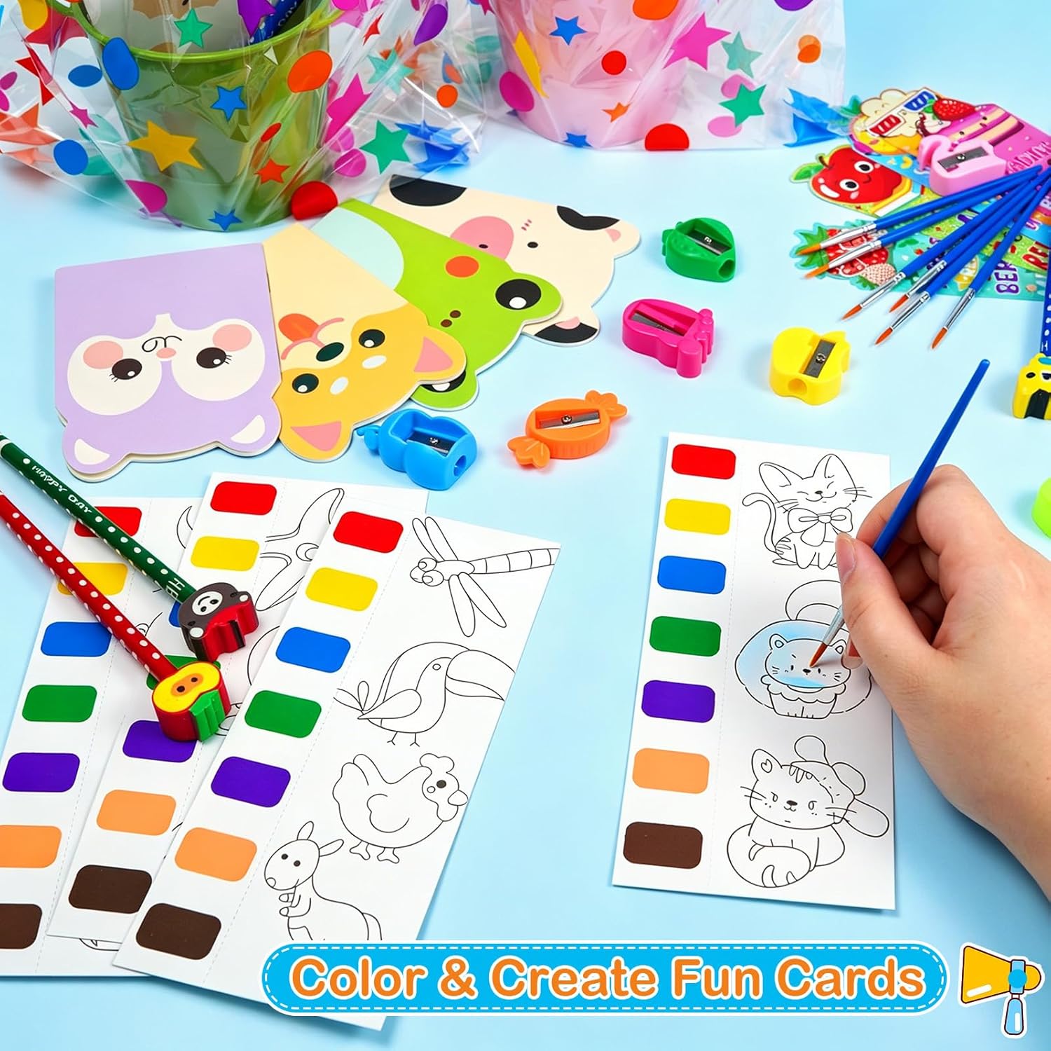 Study stationery for children – colored pens and markers