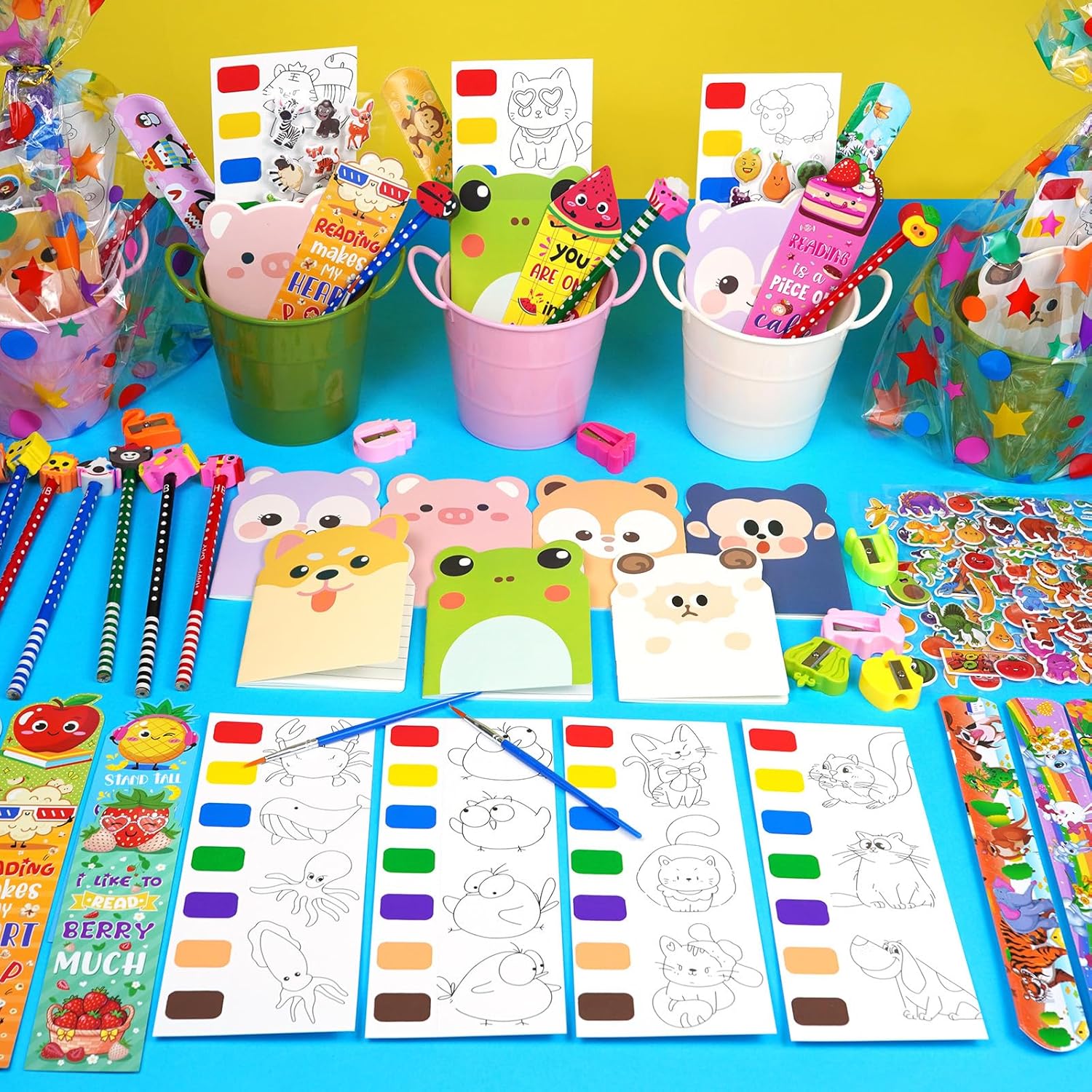 study stationery for children – complete stationery kit with pencil case
