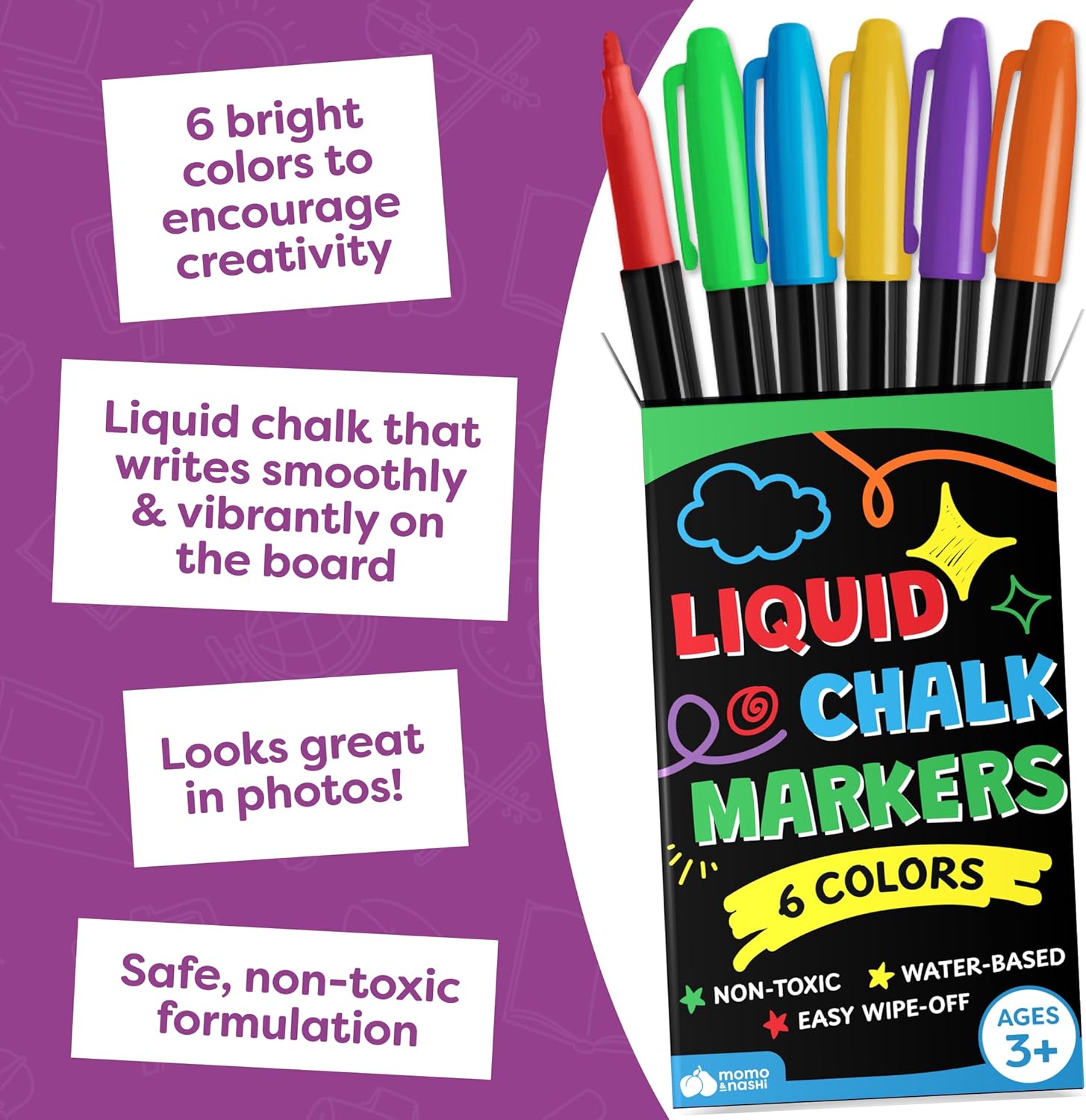 Liquid chalk marker school sign showing kindergarten first day details
